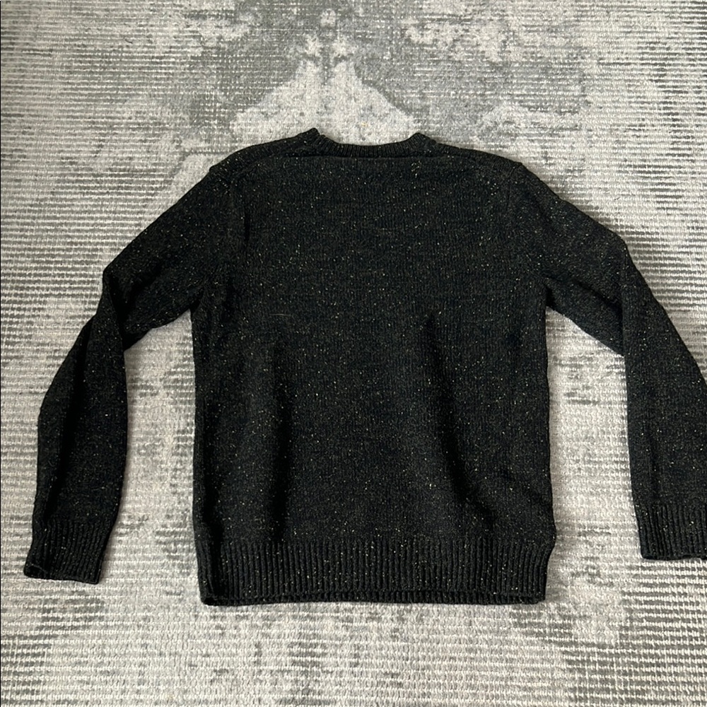 Club Monaco Black Crewneck Sweater Classic Knit - Picture 2 of 2